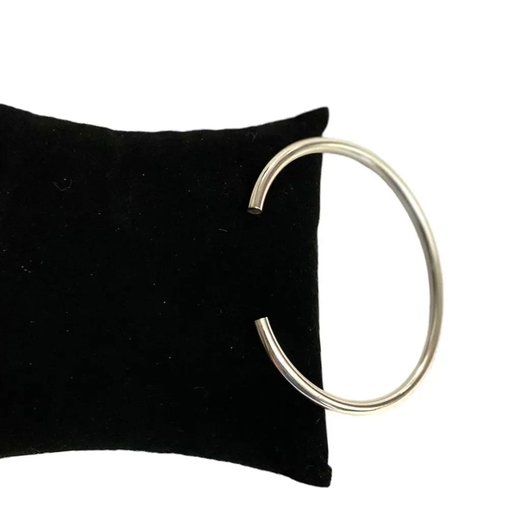 Sterling Silver Open Cuff Bangle Bracelets Jewelry NEW